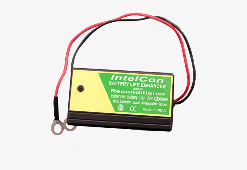 Intelcon Battery Life Enhancer - Electric Battery, transparent png