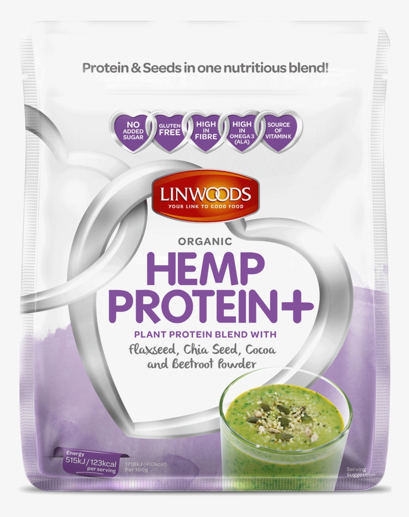 Linwoods Organic Hemp Protein With Flax Seed, Chai - Linwoods Organic Hemp Protein+ With Flaxseed, Chia, transparent png