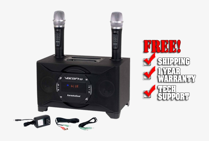 Vocopro Karaokedual 100w Tablet/smart Tv Karaoke System - Vocopro Karaoke Dual, transparent png