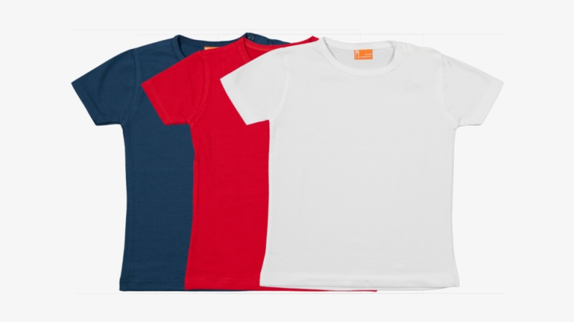 Set 3 Camisetas Manga Corta - Blue, transparent png