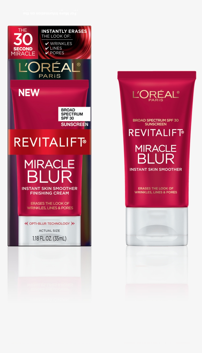L'oreal Revitalift Miracle Blur Instant Skin Smoother, transparent png