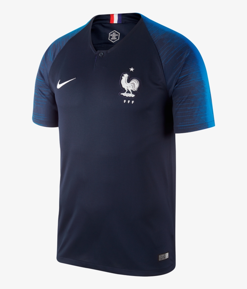 Camiseta Francia Home - Maillot De Foot France 2018, transparent png