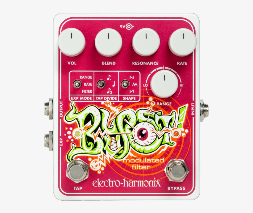 Electro-harmonix Blurst Modulated Filter Pedal - Electro Harmonix Blurst, transparent png