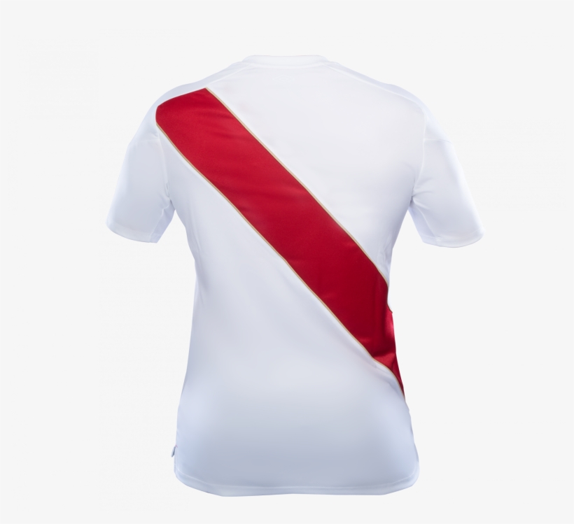 Camiseta Local Perú Hombre Umbro 2018 Blanca - Polo Shirt, transparent png