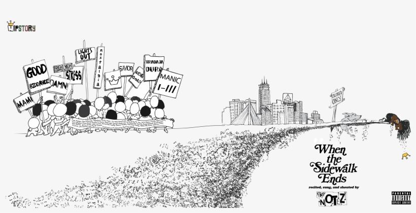 Cliff Notez When The Sidewalk Ends, transparent png