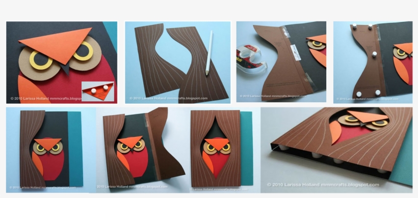 Buho Papel2 - 3d Paper Art, transparent png