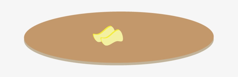 Single Pancake Big - Pancake Single Clipart, transparent png