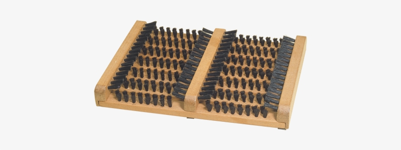 Doormat With Side Scrapers - Brstenhaus Redecker Horsehair And Oiled Beechwood Doormat, transparent png