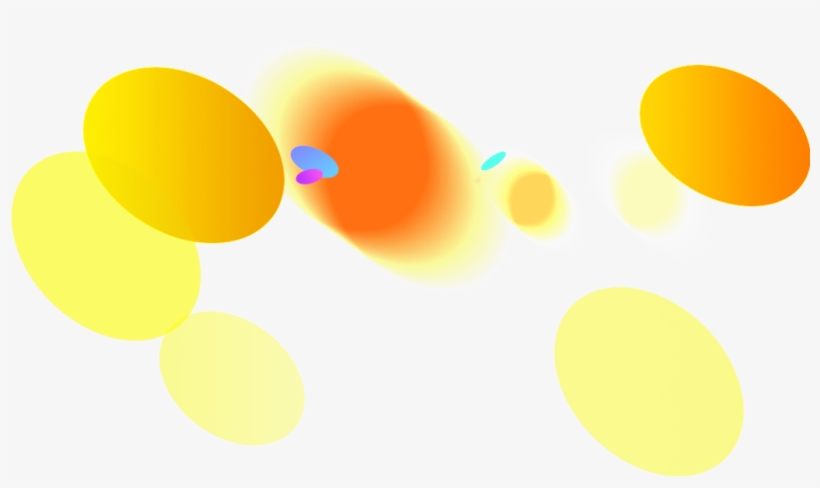 Png De Elementos Do Círculo De Fantasia Amarela - Portable Network Graphics, transparent png