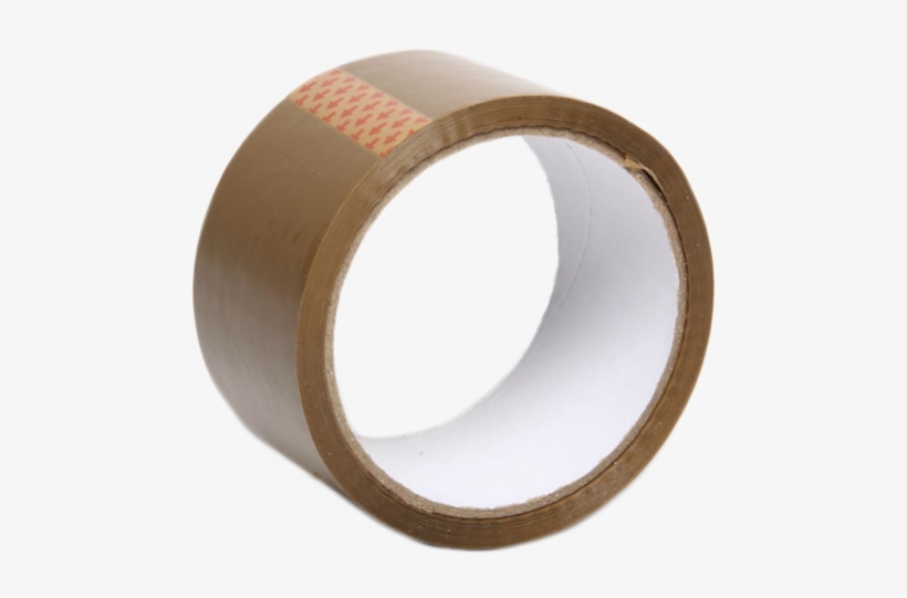 Brown Packing Tape 48mm X 40m - Circle, transparent png