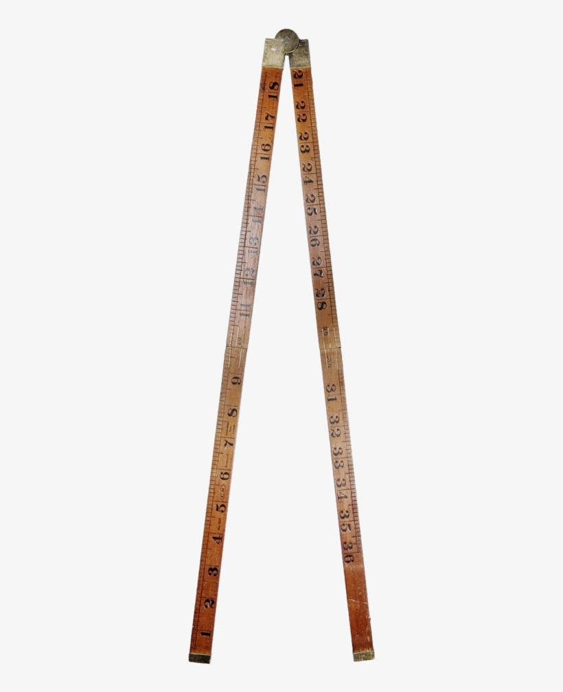 Briham Folding Wood Ruler, transparent png