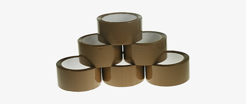 Value Brown Packing Tapes - 6 Rolls, transparent png
