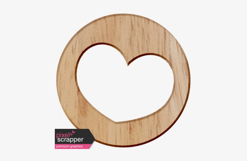 Wooden Heart - City Bicycle - Digital Scrapbooking, transparent png