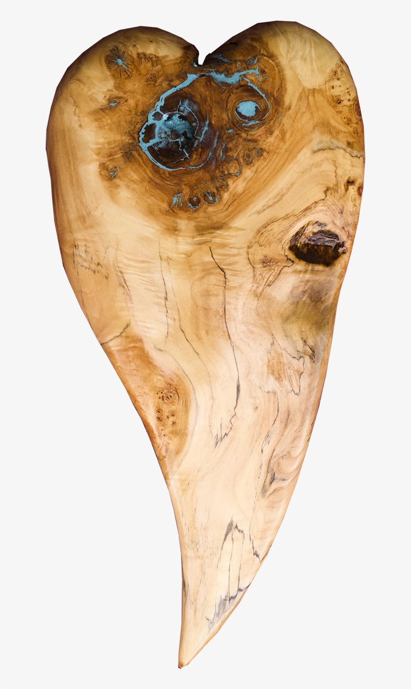 Wooden Heart - Wood, transparent png