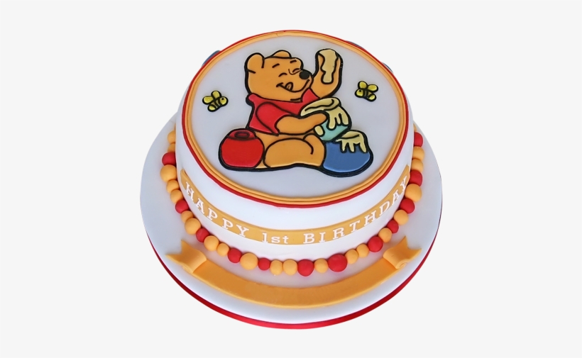 Pooh Cake - Winnie The Pooh Birthday Sheet Cake, transparent png