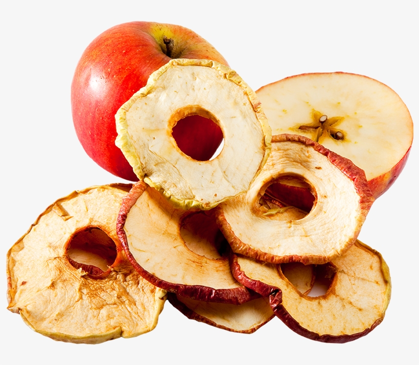 Raw Organic Dried Apple Slices - Getrocknete Apfelringe, transparent png