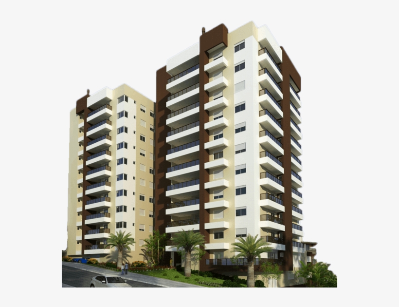 Apartamentos De 03 Dormitórios - Predio Apartamentos Png, transparent png