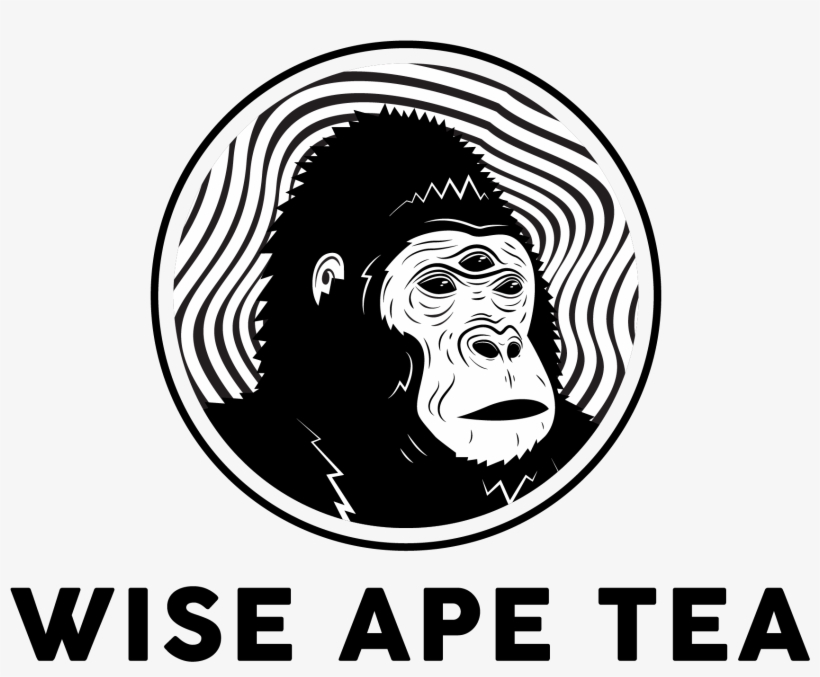Circle Logo Wise Ape Tea - Tea, transparent png