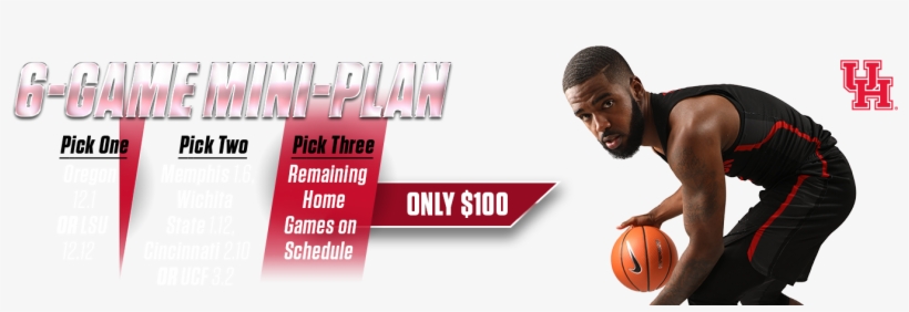 Men's Basketball Mini Plans - University Of Houston, transparent png