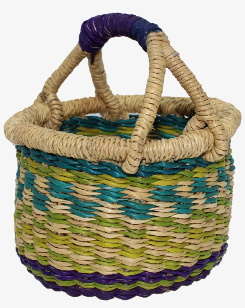 Apple Pie Teeny Bolga Basket, Extra Small African Basket, transparent png