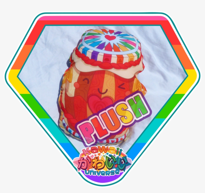 Cute Rainbow Taiko Drum Plush - Nene, transparent png