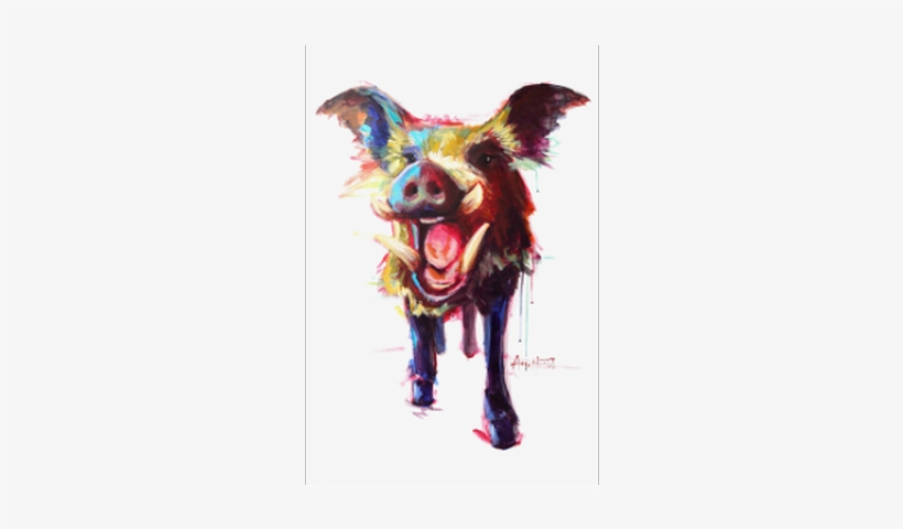 Amy Eichler, "roxie The Wild - Amy Eichler Animal Art, transparent png