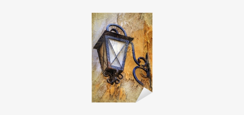 Old Lantern- Artistic Vintage Picture Sticker • Pixers® - Painting, transparent png
