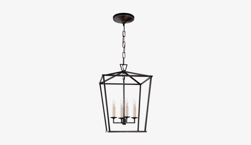 Darlana Small Lantern In Aged Iron - Visual Comfort Chc2164ai E.f. Chapman Darlana Foyer, transparent png
