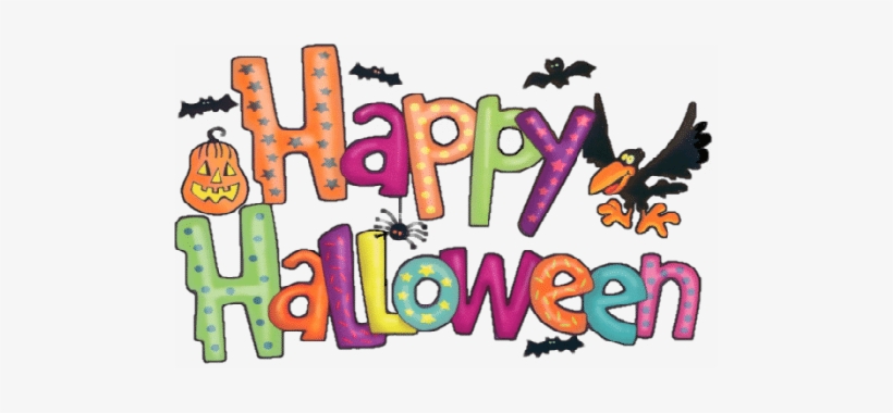 Happy Halloween Clipart - Happy Halloween Vector Png, transparent png