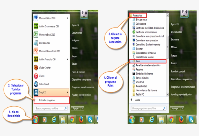 Ima3 - Fw - Pasos Para Ingresar A Paint, transparent png