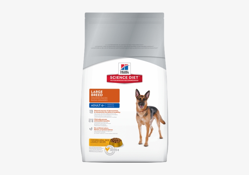 Sd Adult 6 Plus Large Breed Dog Food - Science Diet Large Breed Adult 6+, transparent png