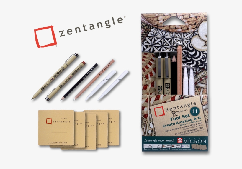 Zentangle Renaissance Tool Set 12pc-tan Tiles, transparent png