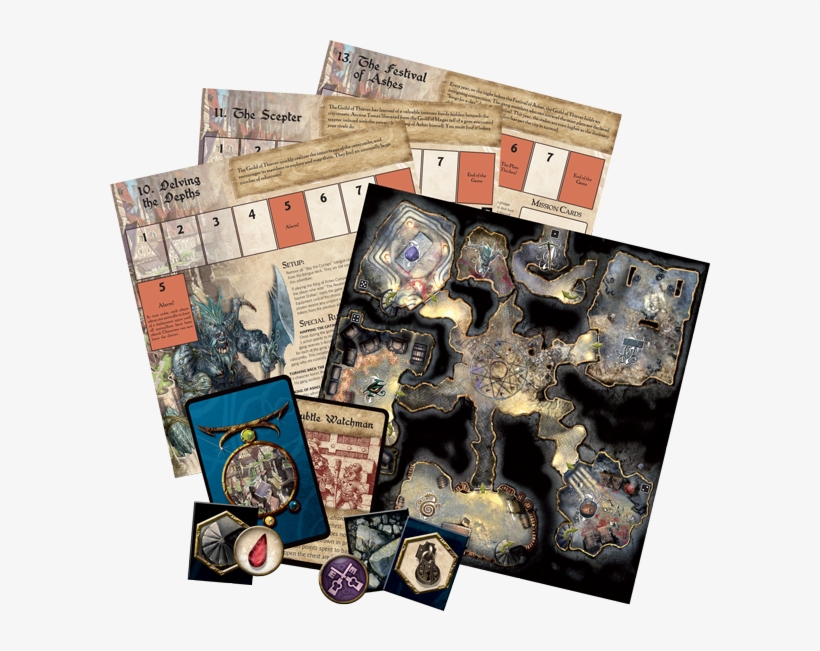 Legendary Treasures And A Gruesome Guardian - Cadwallon City Of Thieves: The King Of Ashes Expansion, transparent png
