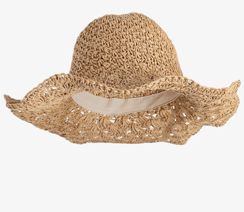 Wholesale Wide Brim Folding Crocheting Straw Hat ,we - Trendsgal Women Hats Wide Brim Folding Crocheting Straw, transparent png