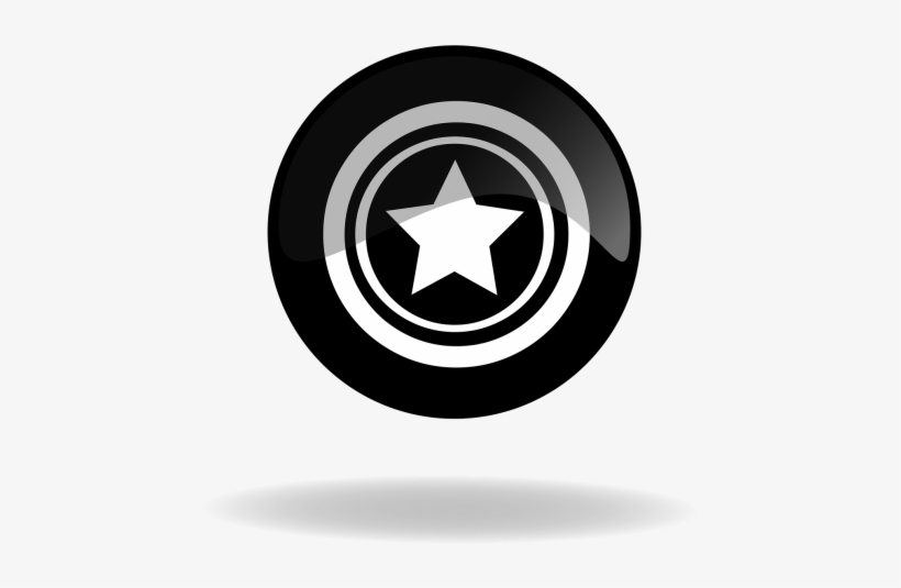 Star,star Button,star Black Button,button,icon,white - ดาว Logo, transparent png