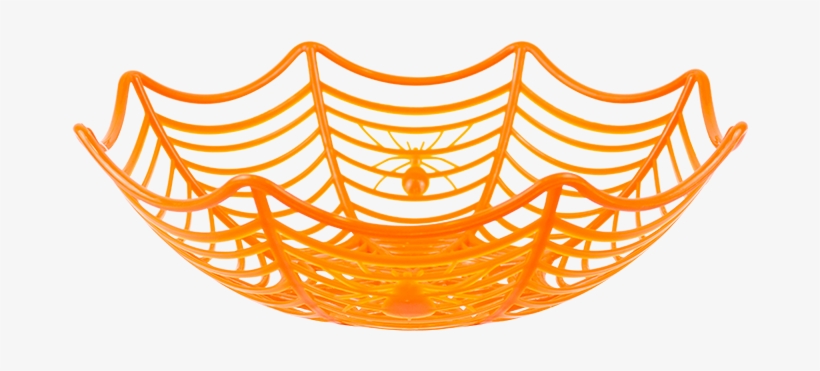 Halloween Cobweb Party Basket 25cm - Halloween Trick Or Treat Party Cobweb Baskets, transparent png