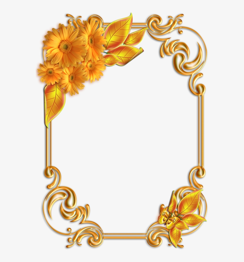 Фото, Автор Bzikolya На Яндекс - Golden Cartoon Border, transparent png