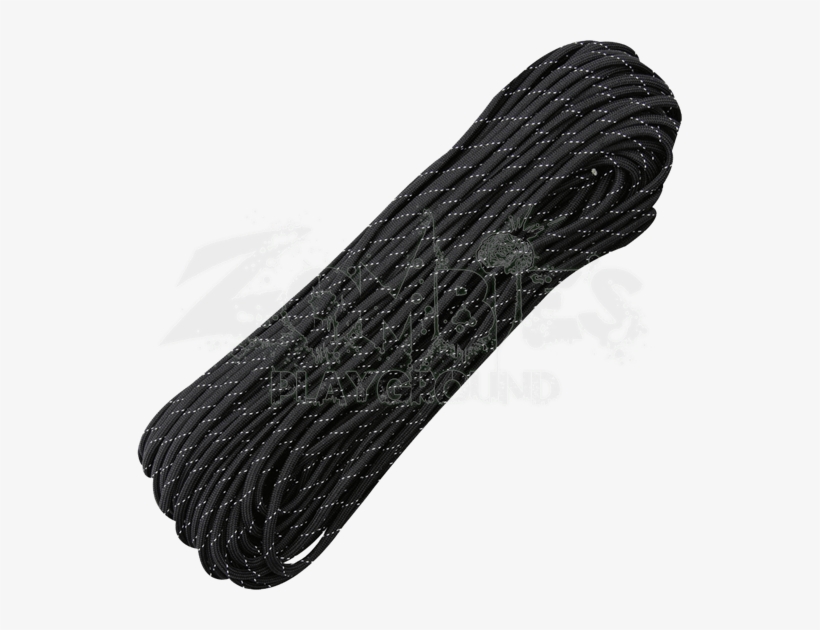 Black Parachute Cord - Refleks Tau, transparent png