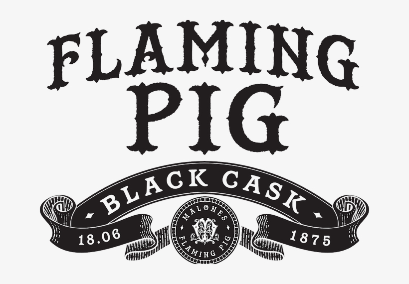 Flaming Pig Irish Whiskey - Flaming Pig Black Cask Irish Whiskey, transparent png