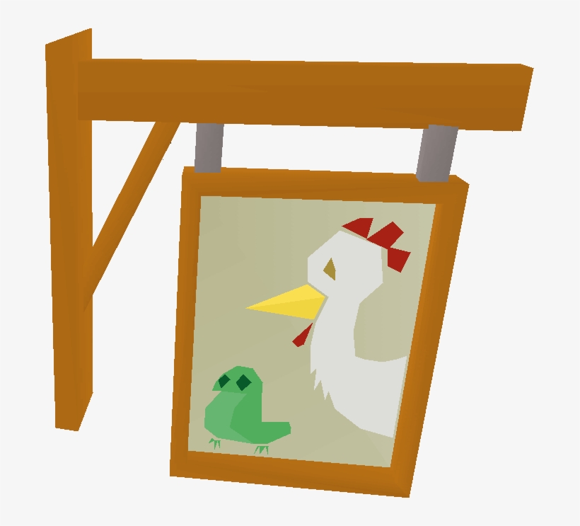 Toad And Chicken Sign - Chicken, transparent png