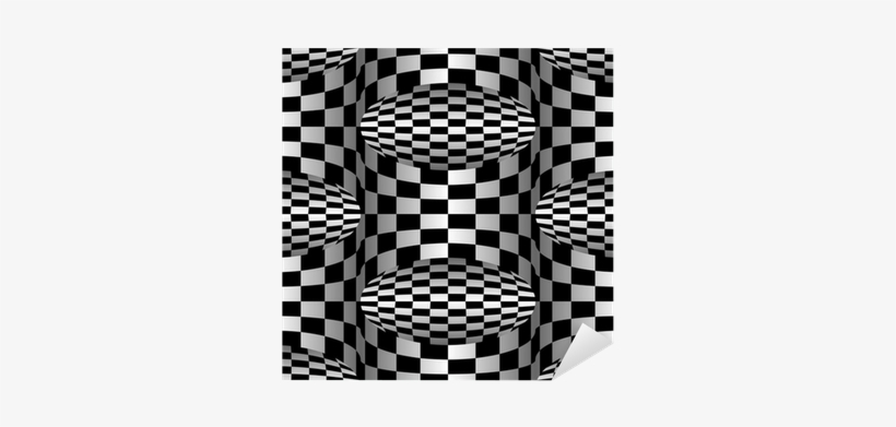 Checkered Background 3d, Vector Seamless Pattern Sticker - Painting, transparent png