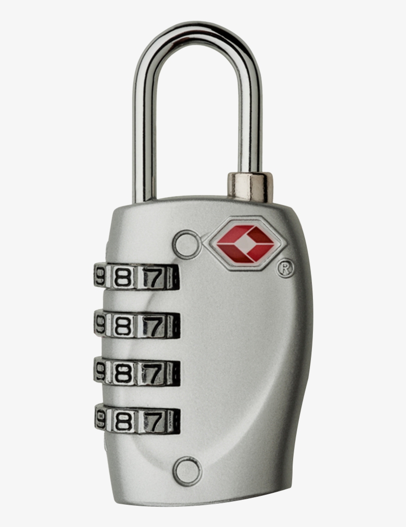Cadeado Tsa Com 4 Dígitos - Security, transparent png