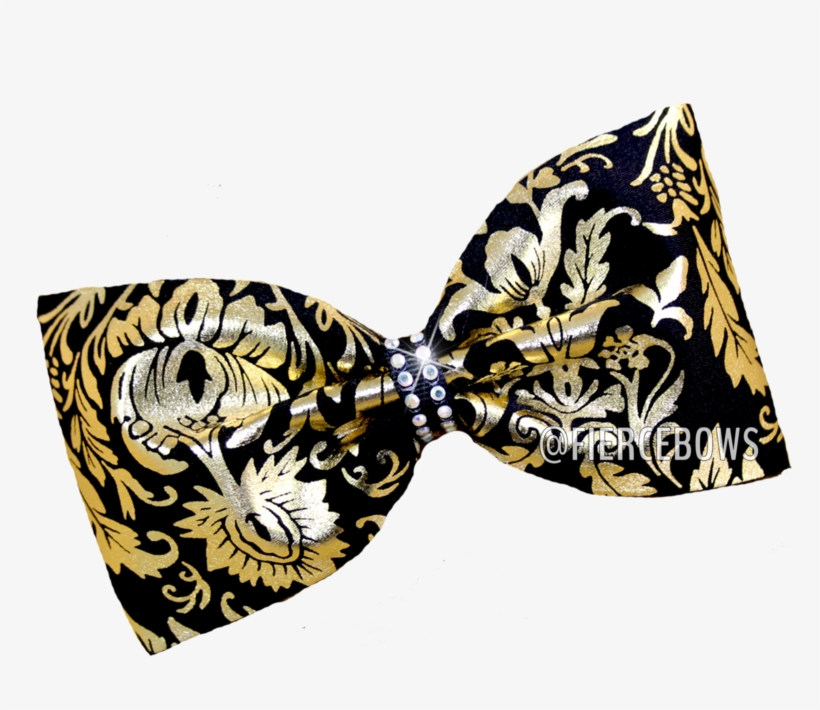 Just Golden Tailless Bow - Paisley, transparent png