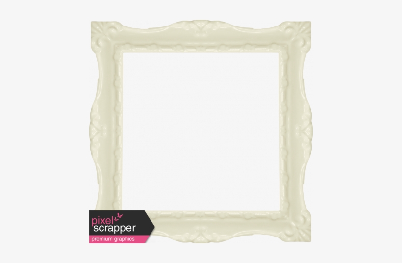 White Ornate Frame - Picture Frame, transparent png