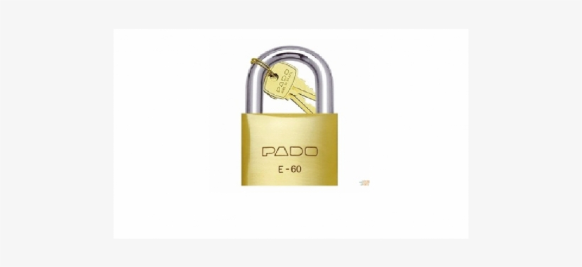 Cadeado Pado 60mm, transparent png