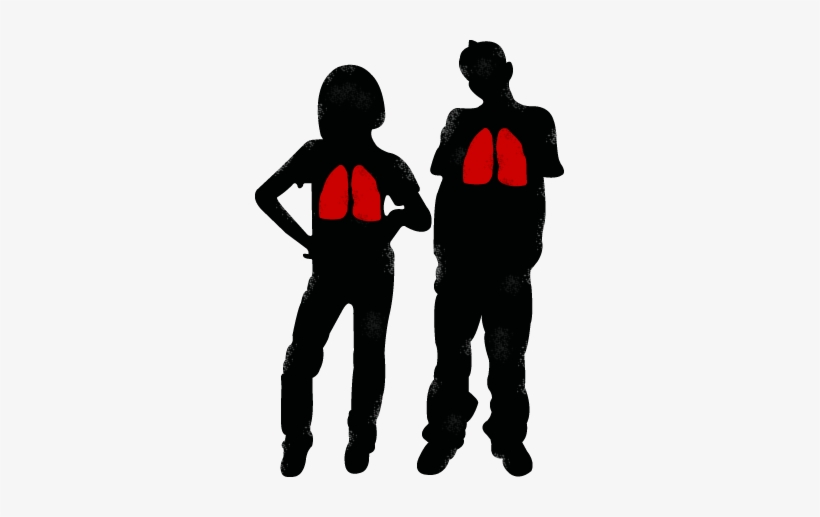Lungs - Body Silhouette And Lungs, transparent png