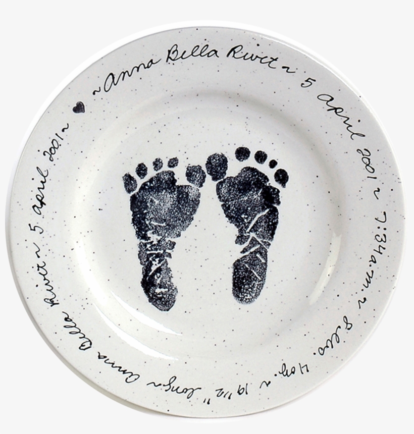 Baby Foot Print Plate - Foot, transparent png