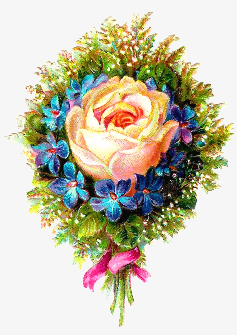 White Rose Clipart Rose Bouquet, transparent png