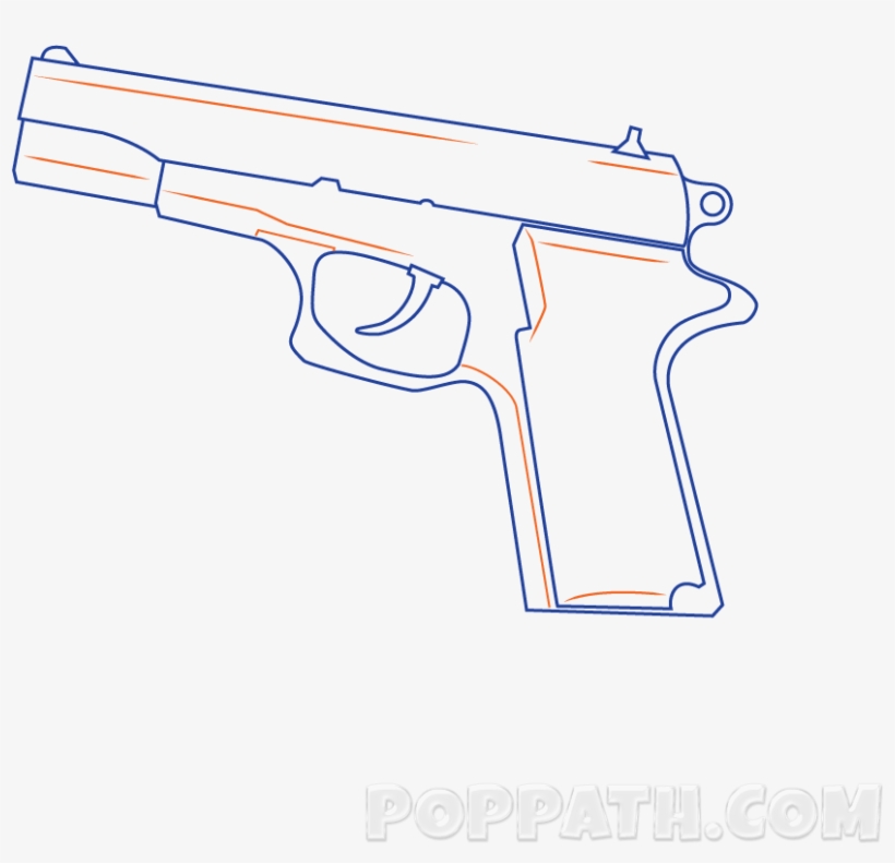 Play Slideshow - Handgun, transparent png