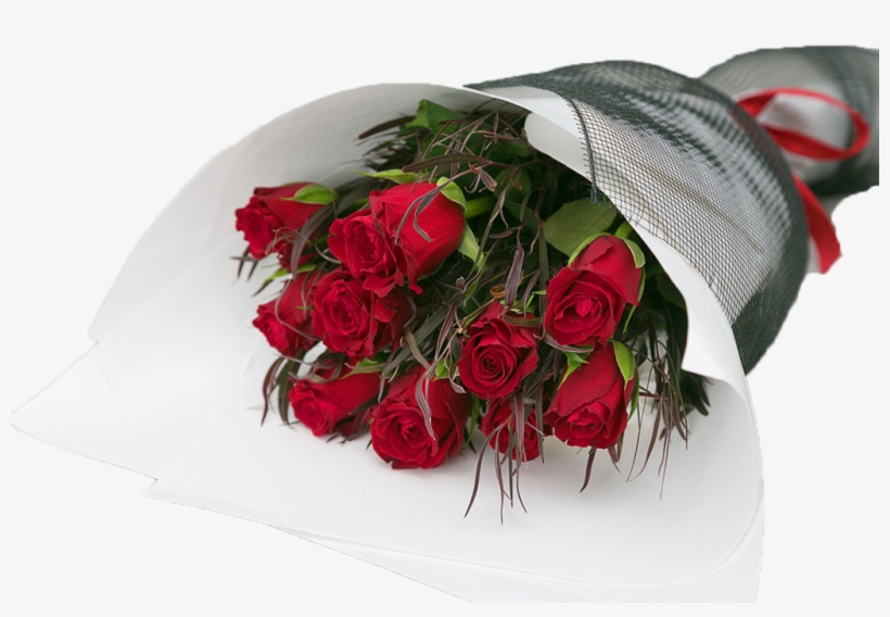 Romantic Red Rose Bouquet - Valentines Day Bouquet Of Roses, transparent png